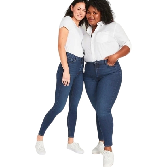 Old Navy Rockstar Jeans Super Skinny High Rise Secret-Slim Pockets NWT + Size 30 - Picture 2 of 14